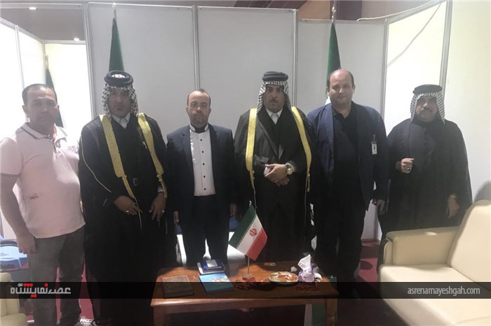 بازدید رایزن بازرگانی ایران در عراق از پاویون ایران در نمایشگاه عراق
