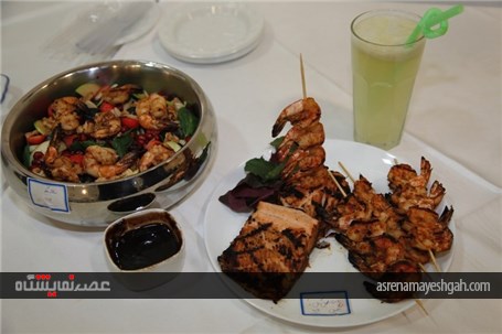 گزارش تصویری برگزاری جشنواره غذاهای دریایی در حاشیه نمایشگاه بین المللی شیلات، آبزیان ماهی گیری و