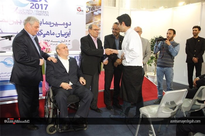 گزارش تصویری برگزاری جشنواره غذاهای دریایی در حاشیه نمایشگاه بین المللی شیلات، آبزیان ماهی گیری و