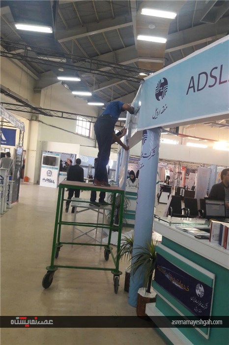 گزارش تصویری غرفه سازی نمایشگاه الکامپ اردبیل