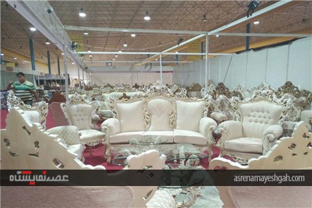 گزارش تصویری از آماده سازی سالن دوازدهمین نمایشگاه تخصصی مبلمان و دکوراسیون داخلی