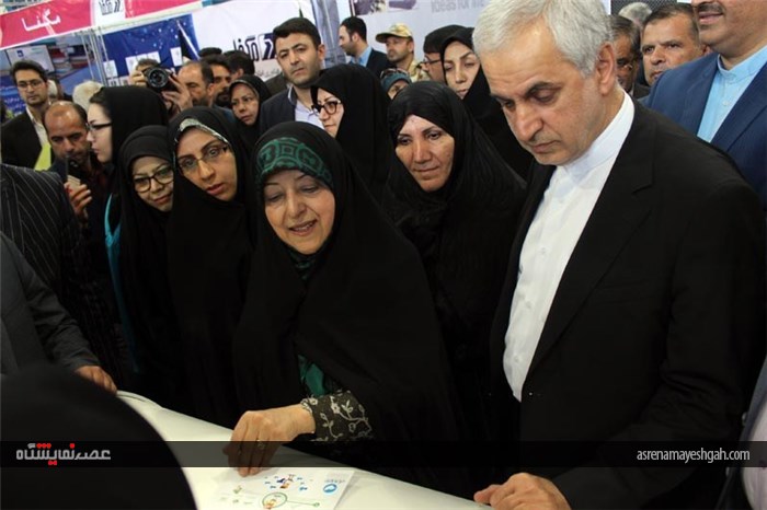 افتتاح نمایشگاه الکامپ در بجنورد با حضور معاون رئیس جمهور