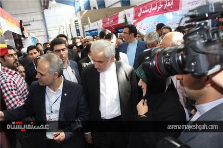 افتتاح نمایشگاه الکامپ در بجنورد با حضور معاون رئیس جمهور
