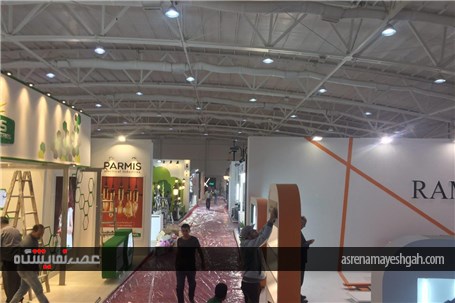 گزارش تصویری آماده سازی نمایشگاه صنعت برق