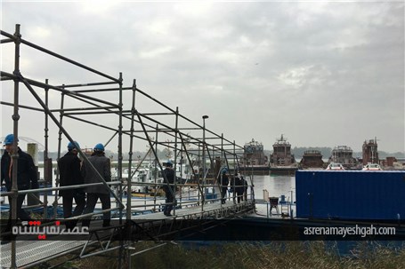 گزارش تصویری بازدید اعضای پاویون ایران در نمایشگاه یوروپورت هلند از کارخانه کشتی سازی DAMEN