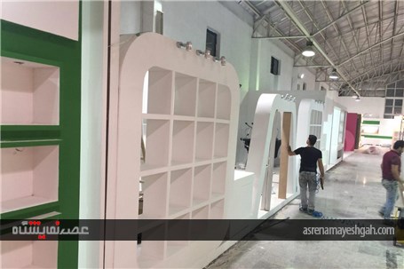 گزارش تصویری آماده سازی نمایشگاه کشاورزی قایم شهر
