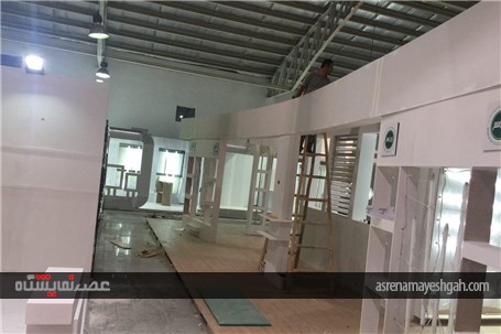 گزارش تصویری آماده سازی نمایشگاه کشاورزی قایم شهر