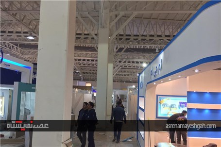 گزارش تصویری آماده سازی نمایشگاه قطعات خودرو تهران