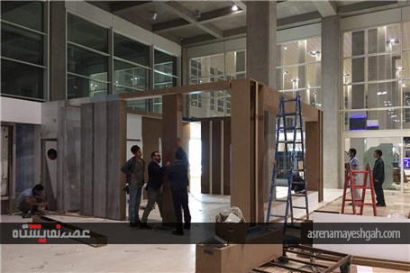 گزارش تصویری آماده سازی نمایشگاه خودرو شهر آفتاب