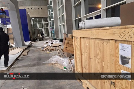 گزارش تصویری آماده سازی نمایشگاه خودرو شهر آفتاب