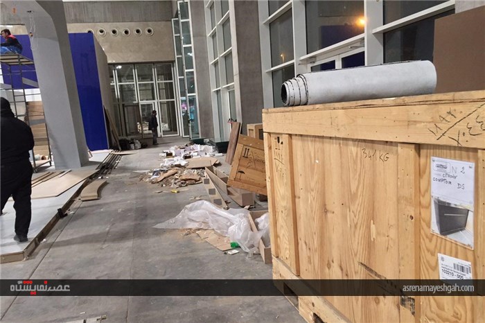 گزارش تصویری آماده سازی نمایشگاه خودرو شهر آفتاب