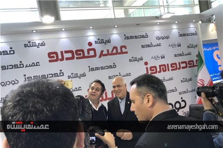 بازدید اختصاصی معاون وزیر صنعت، معدن و تجارت از غرفه بزرگ رسانه امروز در نمایشگاه خودرو