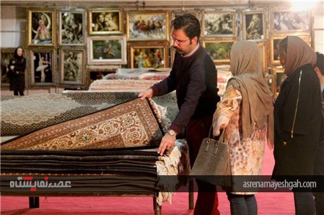 گزارش تصویری از نمایشگاه فرش دستباف و تابلو فرش تبریز