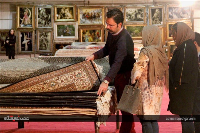 گزارش تصویری از نمایشگاه فرش دستباف و تابلو فرش تبریز