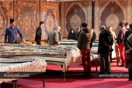 گزارش تصویری از نمایشگاه فرش دستباف و تابلو فرش تبریز