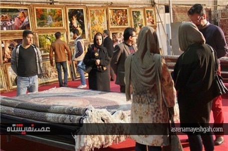 گزارش تصویری از نمایشگاه فرش دستباف و تابلو فرش تبریز