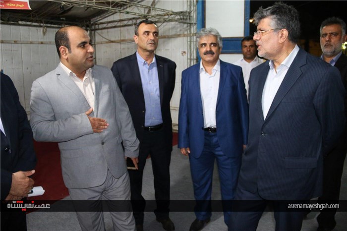 بازدید رئیس سازمان توسعه تجارت ایران از طرح توسعه نمایشگاه بوشهر