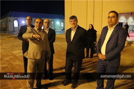 بازدید خسرو تاج از طرح توسعه نمایشگاه بوشهر