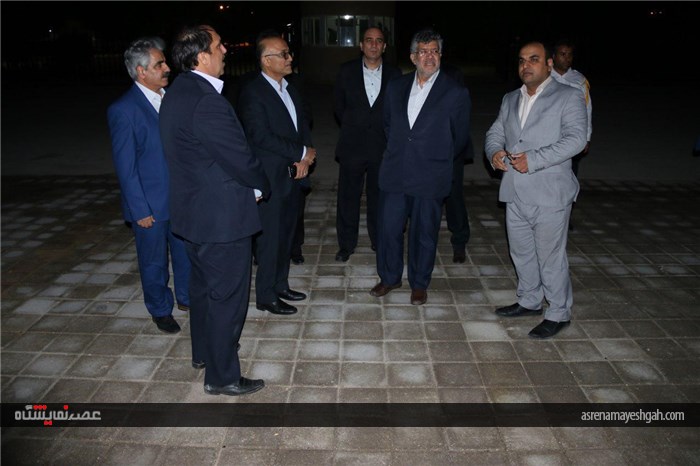 بازدید خسرو تاج از طرح توسعه نمایشگاه بوشهر