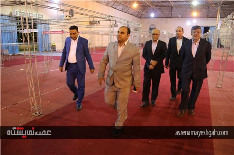 بازدید خسرو تاج از طرح توسعه نمایشگاه بوشهر