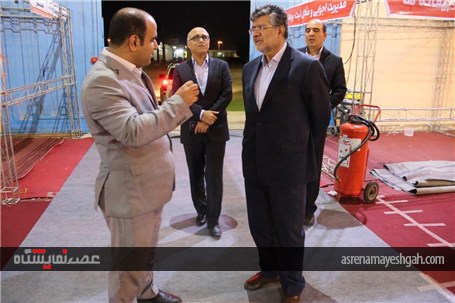 بازدید خسرو تاج از طرح توسعه نمایشگاه بوشهر