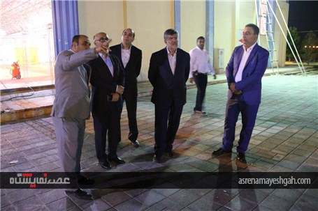بازدید خسرو تاج از طرح توسعه نمایشگاه بوشهر