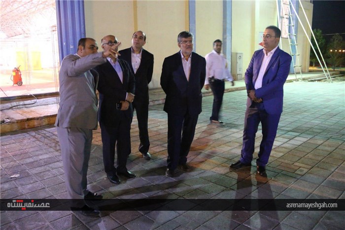 بازدید خسرو تاج از طرح توسعه نمایشگاه بوشهر