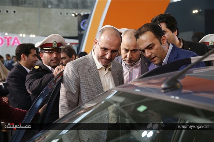 بازدید رئیس پلیس راه راهور از غرفه گروه خودروسازی سایپا