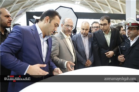 بازدید رئیس پلیس راه راهور از غرفه گروه خودروسازی سایپا