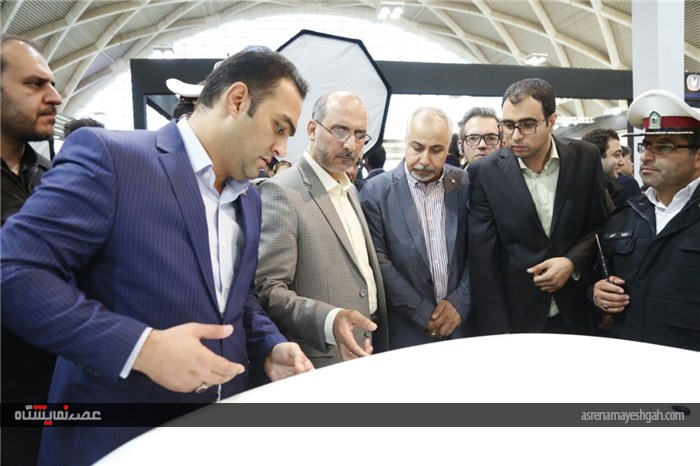 بازدید رئیس پلیس راه راهور از غرفه گروه خودروسازی سایپا
