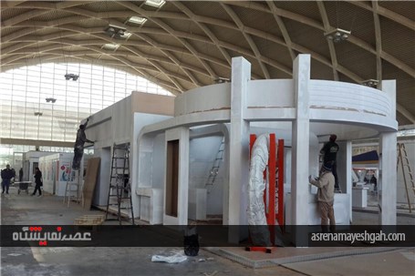 گزارش تصویری آماده سازی نمایشگاه بین المللی ایران وایر