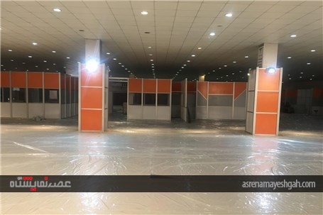 گزارش تصویری از آماده سازی سومین نمایشگاه بین المللی خودرو و قطعات استان هرمزگان