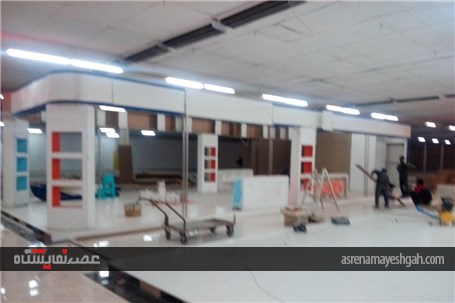 گزارش تصویری آماده سازی نمایشگاه خودرو ساری