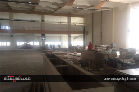 گزارش تصویری آماده سازی نمایشگاه خودرو کرمان