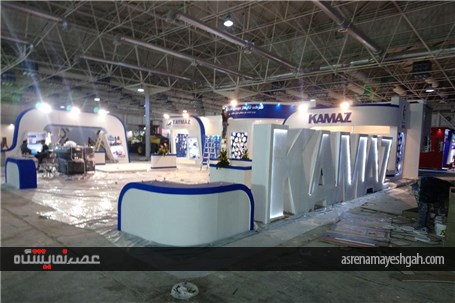 گزارش تصویری از آماده سازی پانزدهمین نمایشگاه بین المللی حمل و نقل عمومی تهران