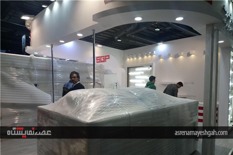 گزارش تصویری از آماده سازی سومین نمایشگاه بین المللی تجهیزات و تاسیسات بیمارستانی تهران