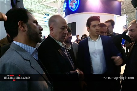 بازدید صلاحی رئیس سازمان زیباسازی شهرداری از نمایشگاه حمل و نقل تهران