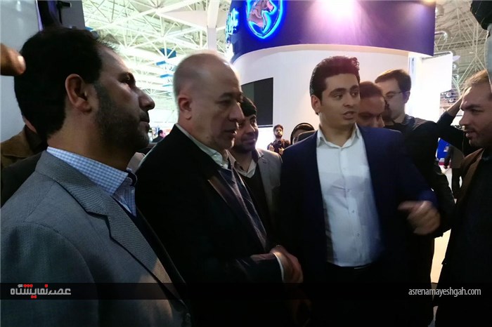 بازدید صلاحی رئیس سازمان زیباسازی شهرداری از نمایشگاه حمل و نقل تهران