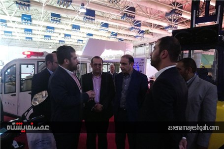 گزارش تصویری بازدید رئیس کمسیون حمل نقل شورای شهر از نمایشگاه حمل و نقل تهران