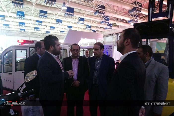 گزارش تصویری بازدید رئیس کمسیون حمل نقل شورای شهر از نمایشگاه حمل و نقل تهران