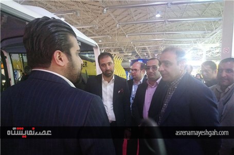 گزارش تصویری بازدید رئیس کمسیون حمل نقل شورای شهر از نمایشگاه حمل و نقل تهران