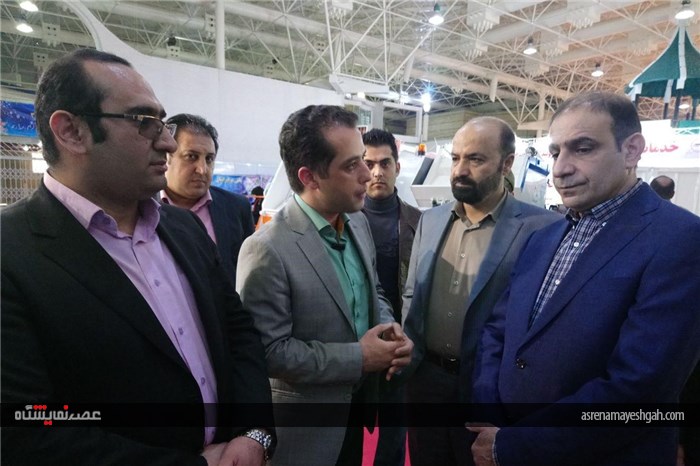 گزارش تصویری بازدید رئیس کمسیون حمل نقل شورای شهر از نمایشگاه حمل و نقل تهران