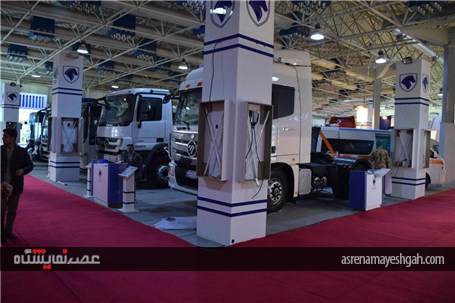 گزارش تصویری از غرفه ایران خودرو دیزل در نمایشگاه حمل و نقل تهران