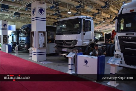 گزارش تصویری از غرفه ایران خودرو دیزل در نمایشگاه حمل و نقل تهران