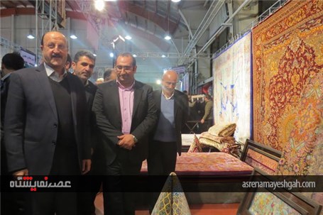 افتتاح نمایشگاه فرش دستباف قزوین