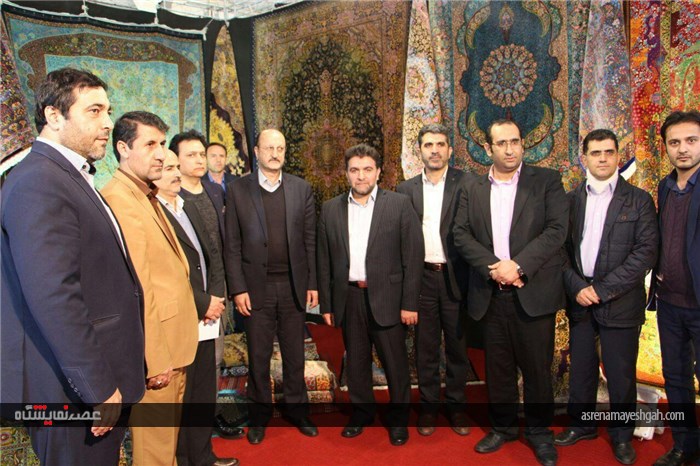 گزارش تصویری از افتتاح دهمین نمایشگاه تخصصی فرش دستباف و تابلوفرش قزوین/1