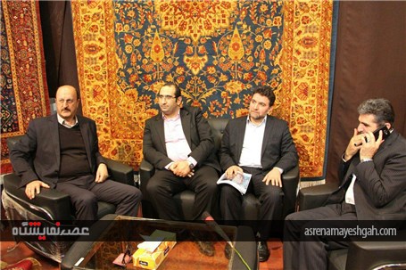 گزارش تصویری از افتتاح دهمین نمایشگاه تخصصی فرش دستباف و تابلوفرش قزوین/1