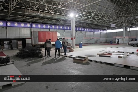 تصاویری از غرفه سازی نمایشگاه مبل و دکوراسیون خانگی/1