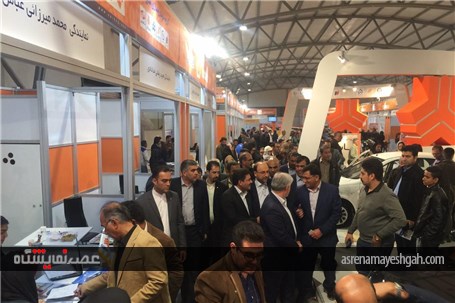 گزارش تصویری از افتتاح هشتمین نمایشگاه خودرو کرمان
