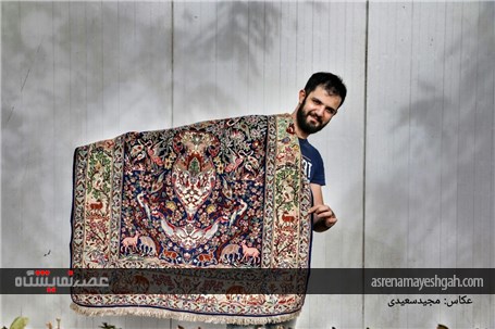 گزارش تصویری نمایشگاه فرش دستبافت قزوین /2